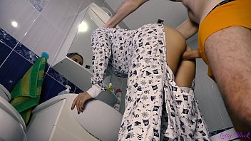 Play Quickie With Petite Teen In Pajamas Ends With Oral Creampie - Letty Black