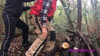 Milf buggered by a lumberjack enjoys and gets filled
