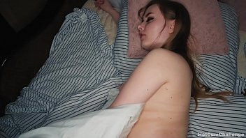 Play While my sister is sleeping, I fucked her in the mouth, in the pussy, and cum in the ass