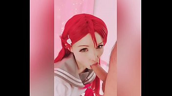 Play Love Live cosplay blowjob