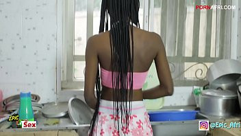 Play Sneaky Fuck with Horny Little Cousin in the Kitchen (Trailer)