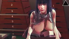 Play Horny Lesbos Sakura & Hinata - Uncensored Pussy Licking, Handjob & Cumshot