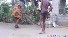 Play BBW African Goddess Ravished Outdoor by Horny BBC