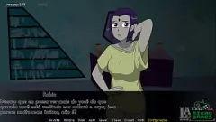Play Small Titted Anime Hentai Teen Titans Raven's Naughty Peek