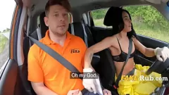 Play Hazmat Surprise: Hardcore Car Sex with Petite Brunette