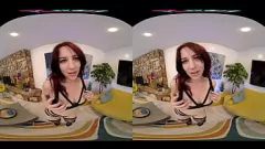 Play Jessica Ryan's Redhead POV Blowjob & Cumshot in Stockings
