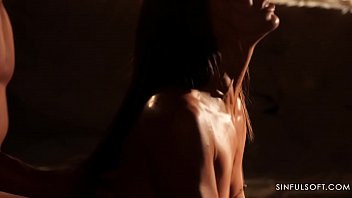 Play Greek god come to earth and makes love to amazing beauty