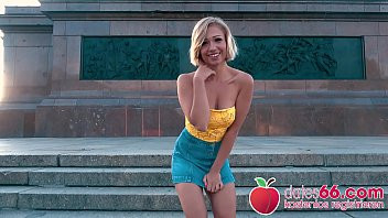 Play NATURAL TITS bouncing! Blonde TEEN Gabi Gold fucked by a Stranger in PUBLIC! Dates66.com