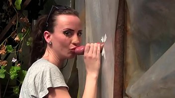 Play AMATEUR YOUNG MILF GLORYHOLE BLOWJOB