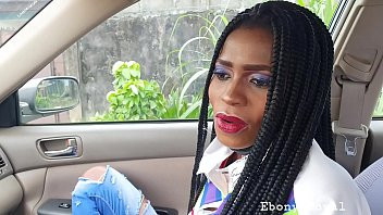 Play Street pick up petite ebony loves to get fucked on camera porn casting