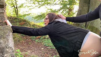 Play Public blowjob and fuck on a sightseeing tour - we nearly got caught